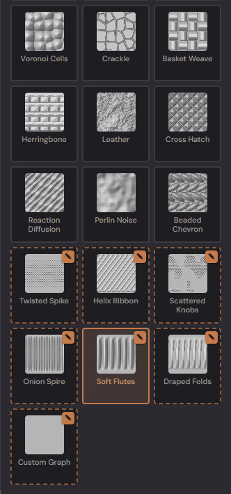 2D pattern grid — bottom